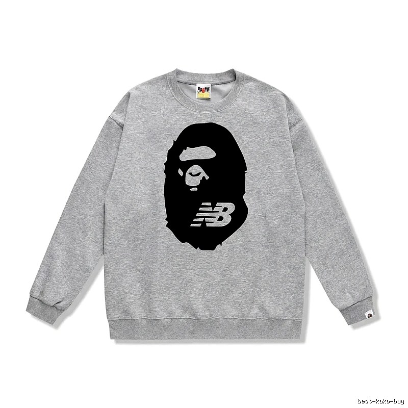 Bape Ape Head Grey Sweatshirt