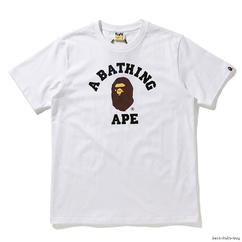 Bape Ape Head Simple White T-shirt