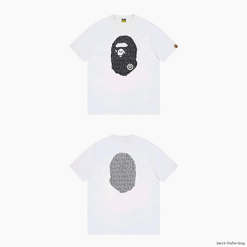 Bape Ape Head Simple White T-shirt