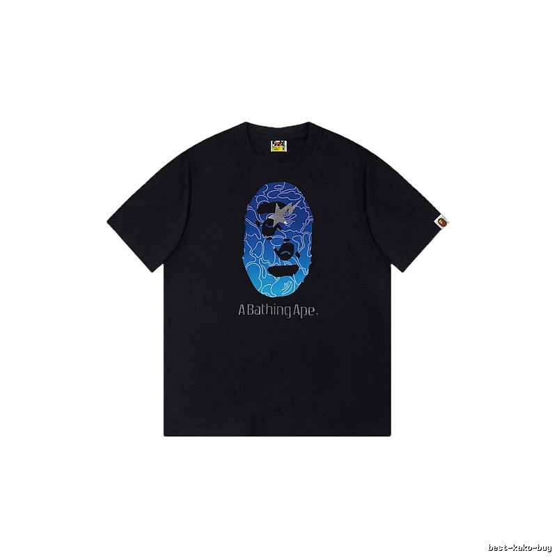 Bape Ape Head Trendy Cool Black T-shirt