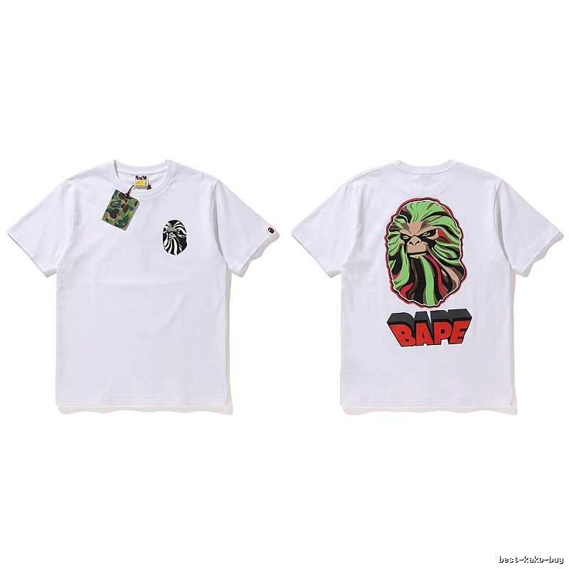 Bape Ape Head Trendy White T-shirt