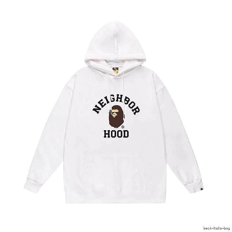 Bape Ape series white hoodie