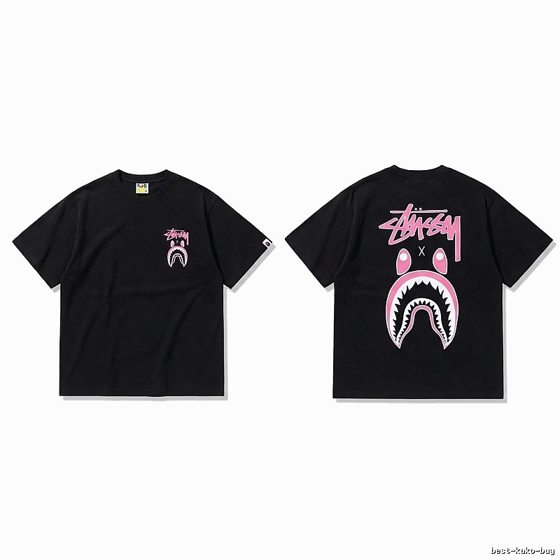 Bape Shark Co-branded Black T-shirt