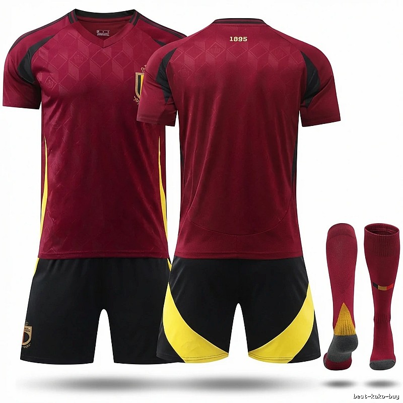 Belgian team uniform sporty burgundy