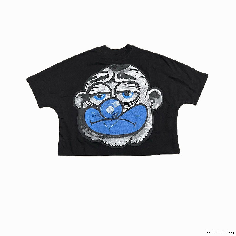 Billionaire Cartoon Trendy Brand Black T-shirt