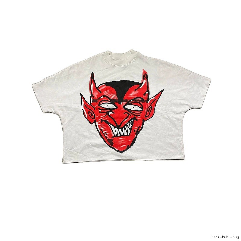 Billionaire Devil Print White T-shirt