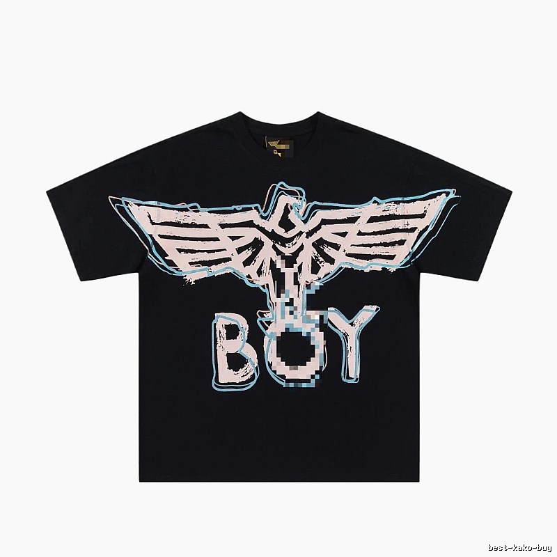 BOY Falcon Series Street Style Black Short-sleeve T-shirt