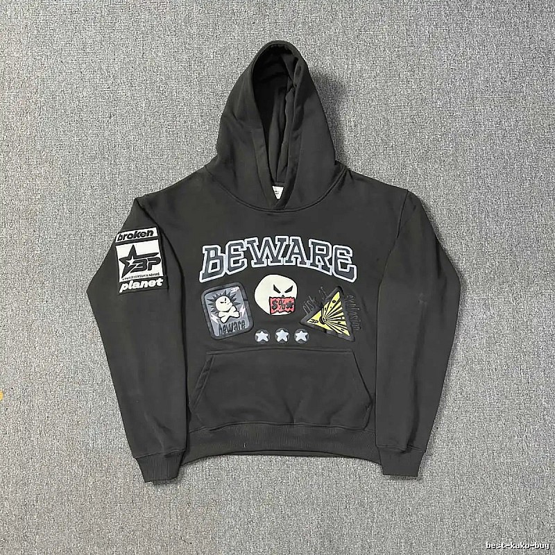 Broken Hearts Style H230 Skull Graphic Hoodie Smart Casual