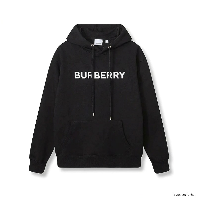 Burberry pixel-style black sweatshirt