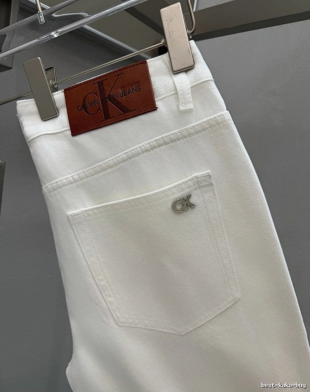 Calvin Klein Logo Jeans Wardrobe Edit in White