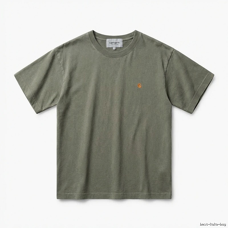 Carhartt basic retro style olive green T-shirt