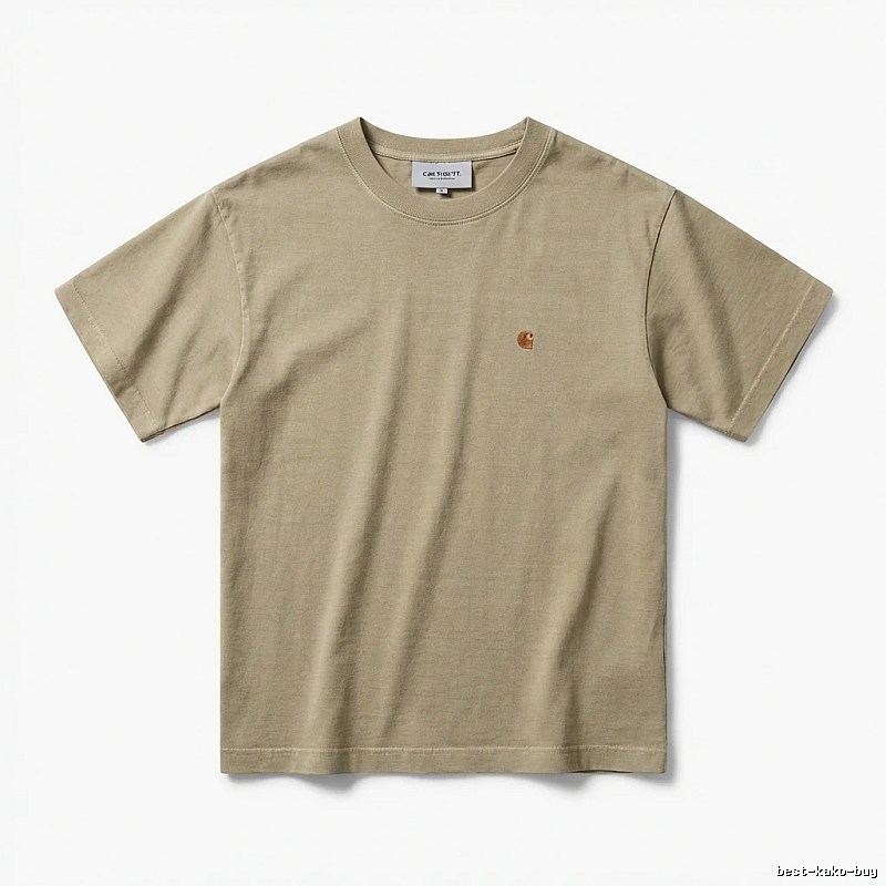 Carhartt Basic Simple Style Khaki T-shirt