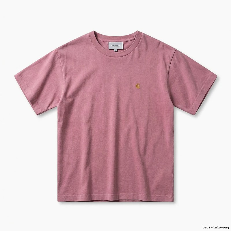 Carhartt basic simple style pink T-shirt