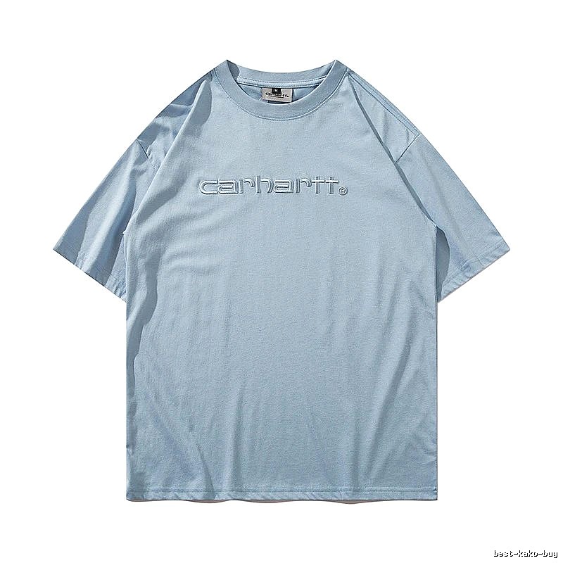 Carhartt Classic Logo T-shirt Light Blue Subtle for Daily Styling