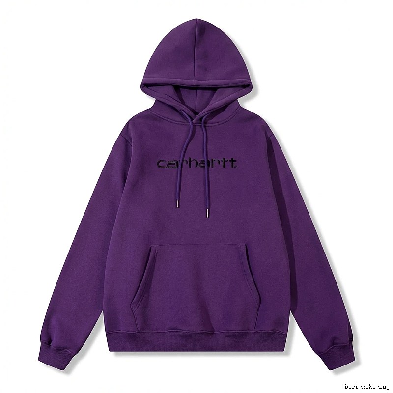 Carhartt simple-style purple sweatshirt