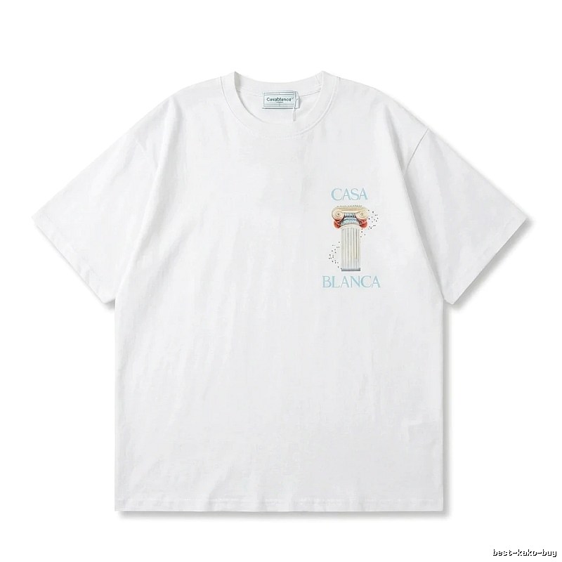 Casablanca Greek column style white T-shirt