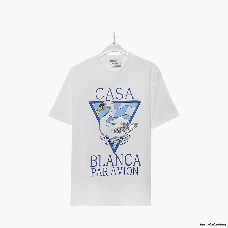 Casablanca Printed Fashionable White T-shirt