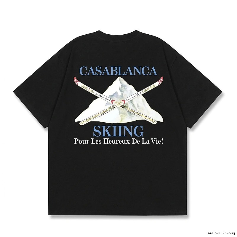 Casablanca Ski Style Black T-shirt