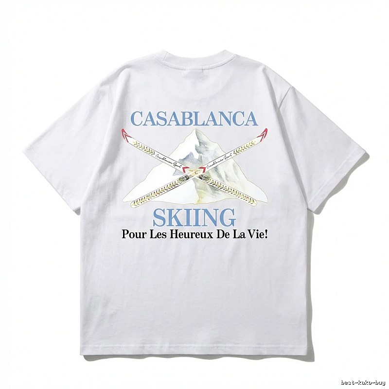 Casablanca Ski Style White T-shirt