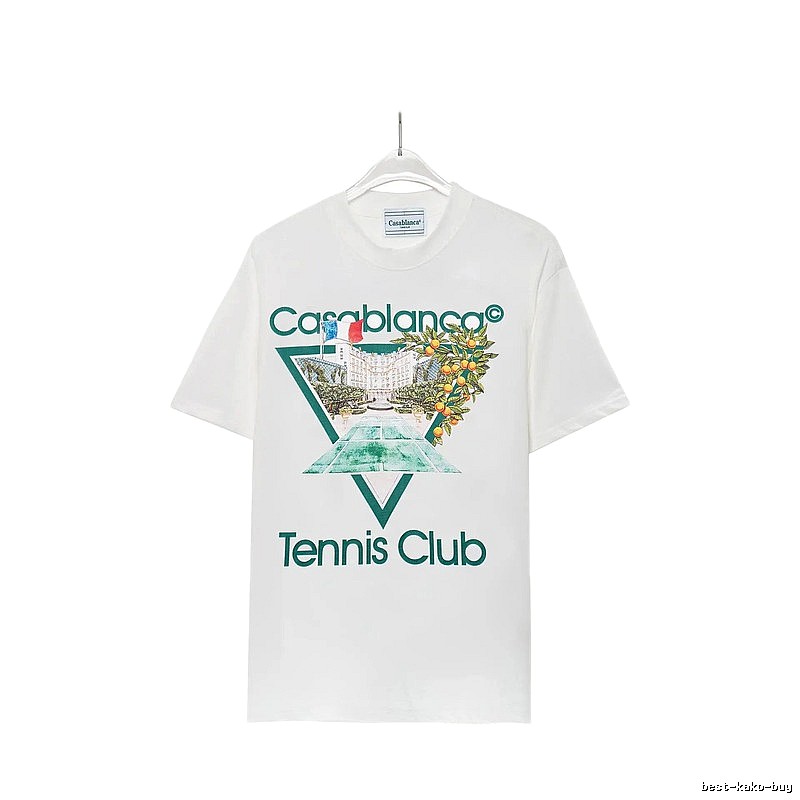 Casablanca Tennis Club White T-shirt