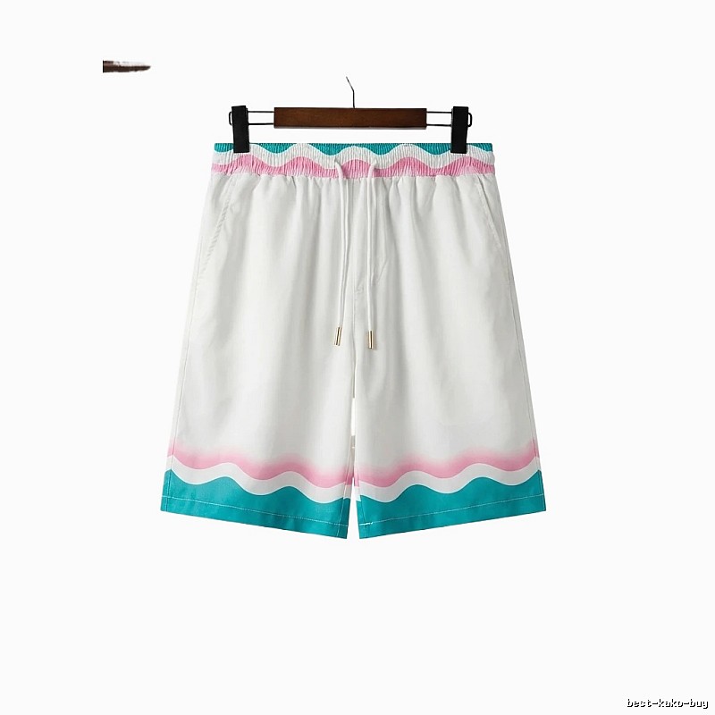 Casablanca Wave Pattern Casual Shorts