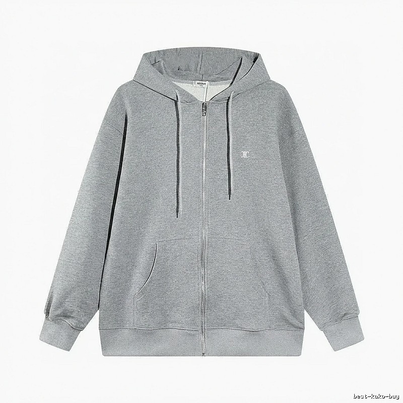 CELINE grey casual style hoodie
