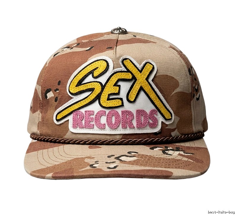 Chrome Hearts Camouflage-style Pink Hat