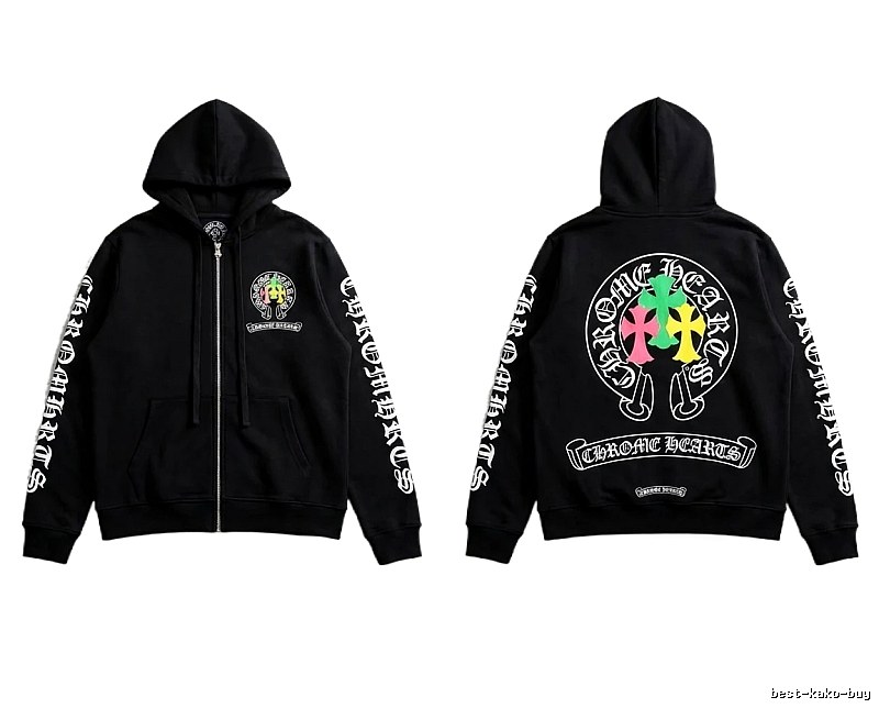 Chrome Hearts Colorful Retro Style Sweatshirt