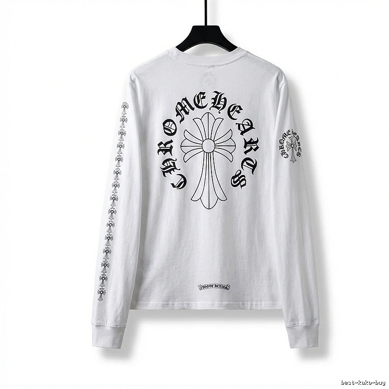 Chrome Hearts Cross Dark Style White T-shirt