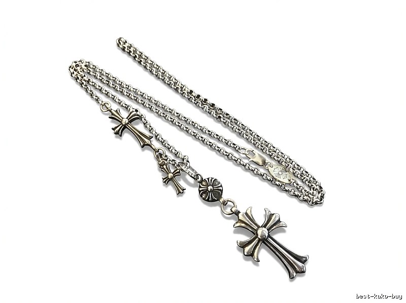Chrome Hearts Cross Silver Necklace