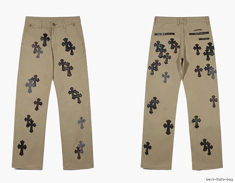 Chrome Hearts Cross Vintage Khaki Pants