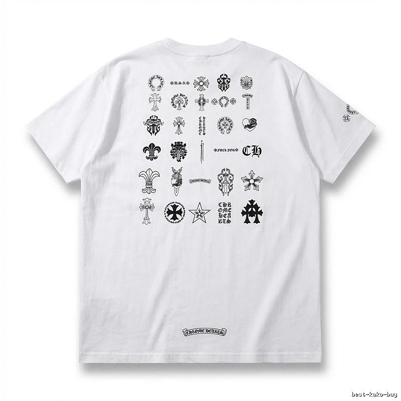 Chrome Hearts Dark Style White T-shirt