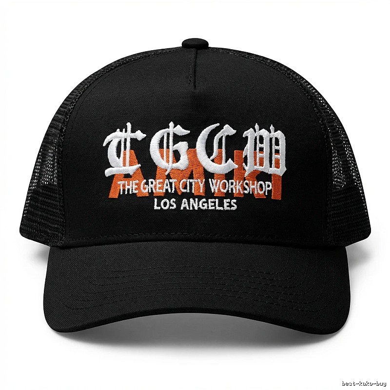 Chrome Hearts retro-style black hat