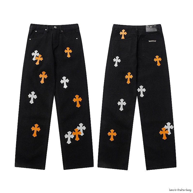 Chrome Hearts Sport Graphic jeans Light Denim Jeans for Collection Drops