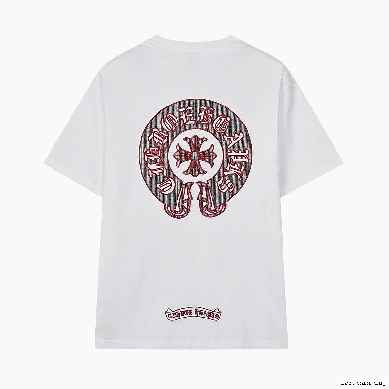 Chrome Hearts Vintage Embroidered Horseshoe White T-Shirt