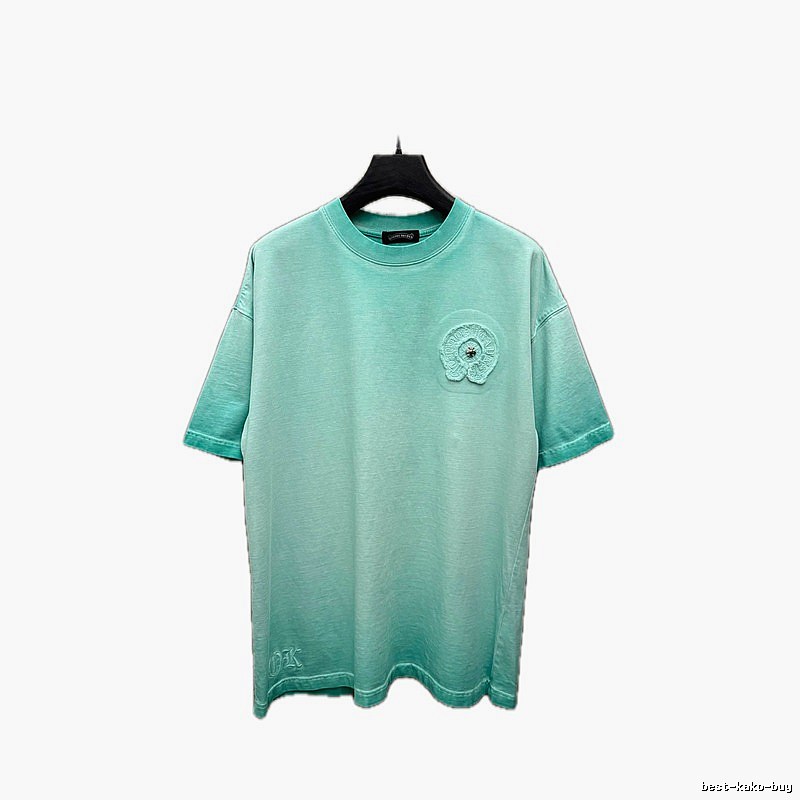 Chrome Hearts Vintage Style Mint Green T-shirt