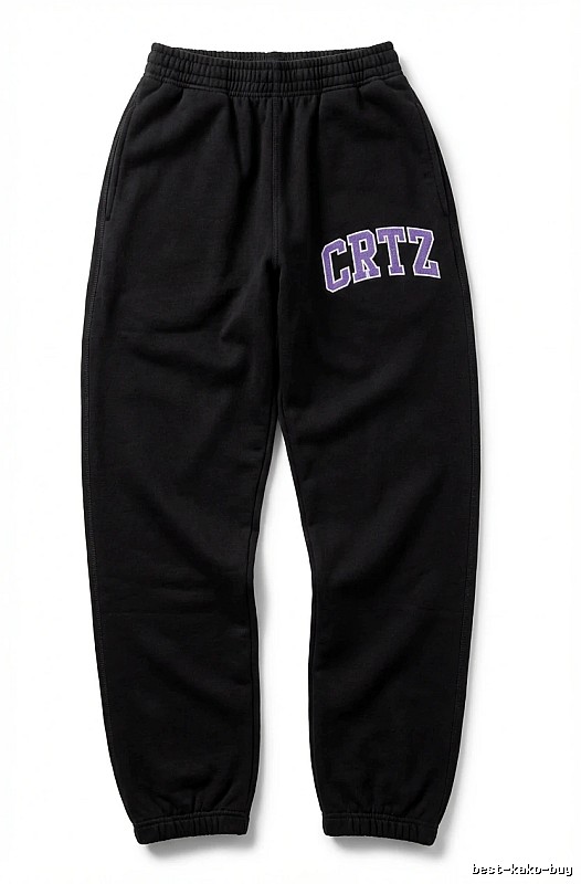 Corteiz CRTZ casual style black pants
