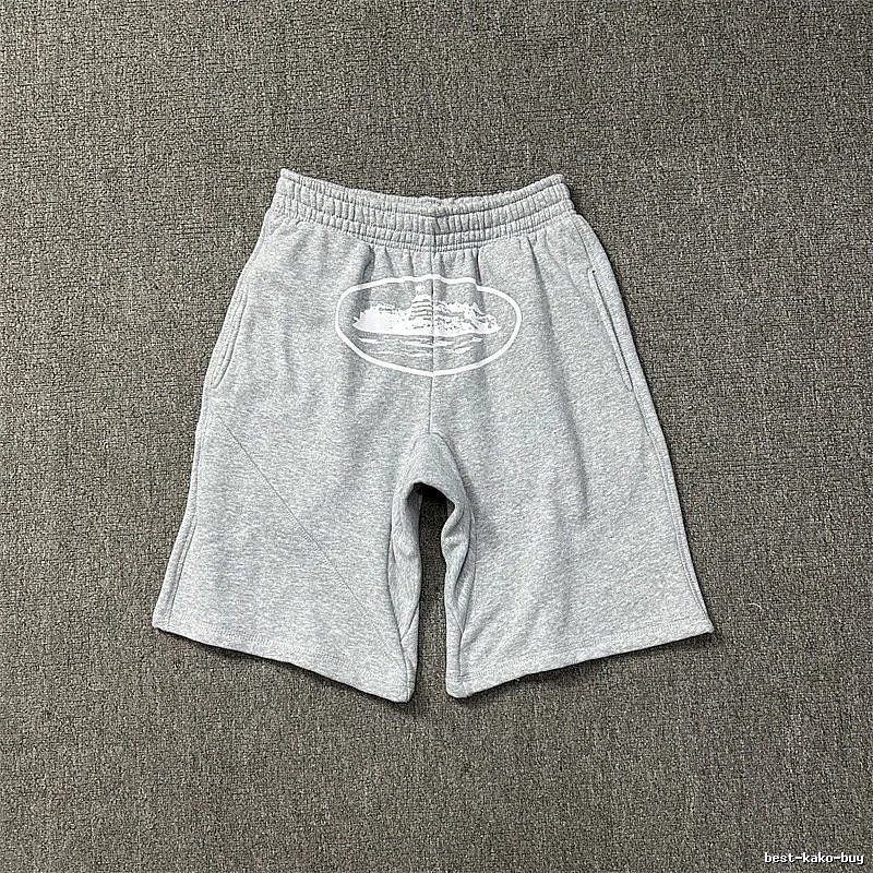 Corteiz grey trendy brand shorts