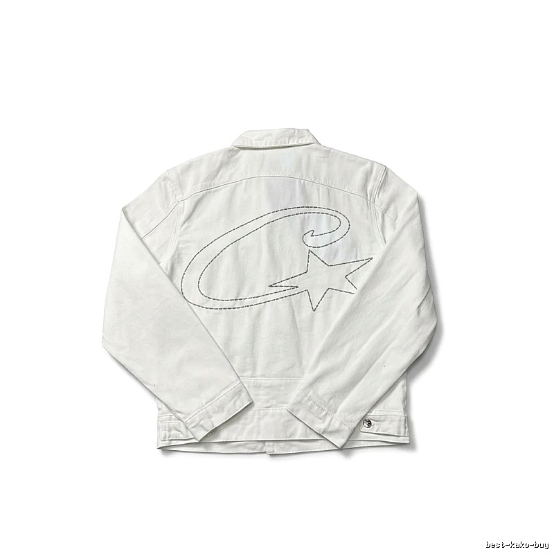Corteiz Letter Star Minimalist Style White Jacket