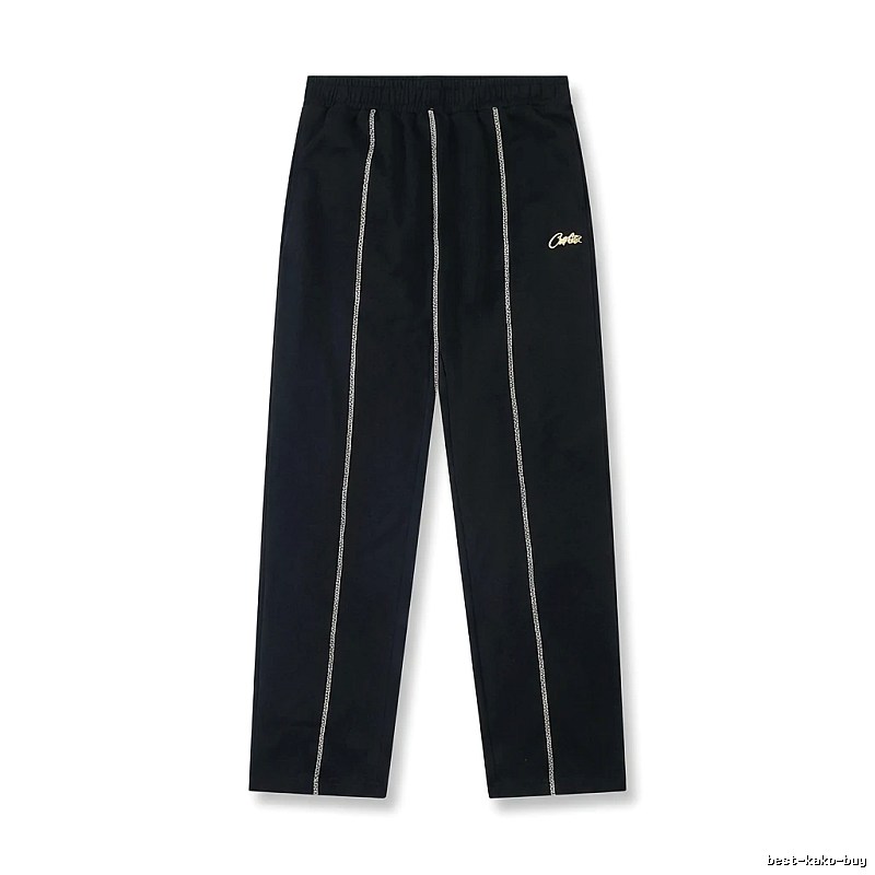 Corteiz minimalist style black trousers