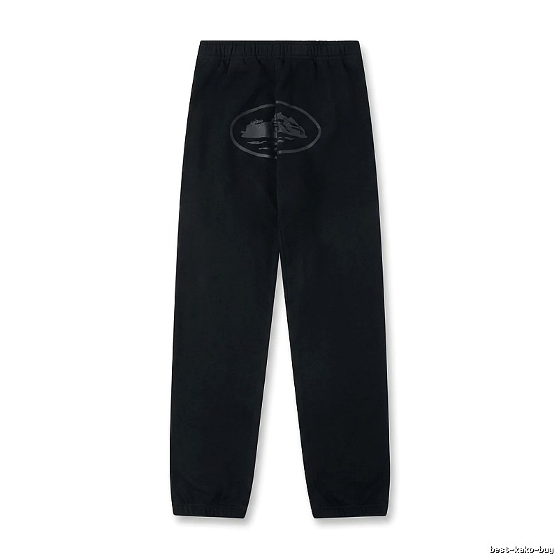 Corteiz Printed Casual Black Pants