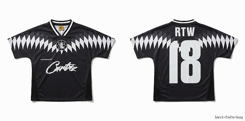 Corteiz RTW Series Black and White Wind Top