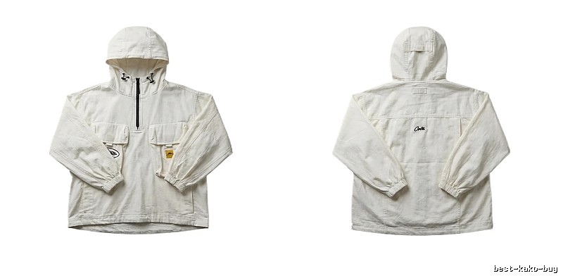 Corteiz Workwear Style White Jacket