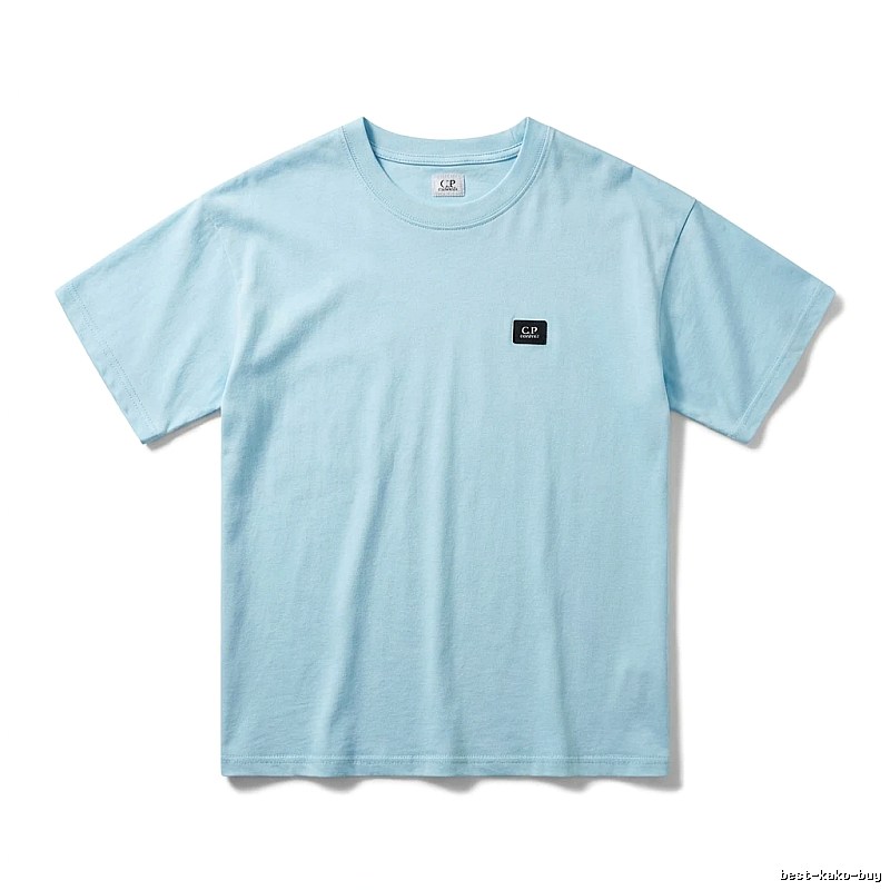 C.P. basic simple style light blue T-shirt