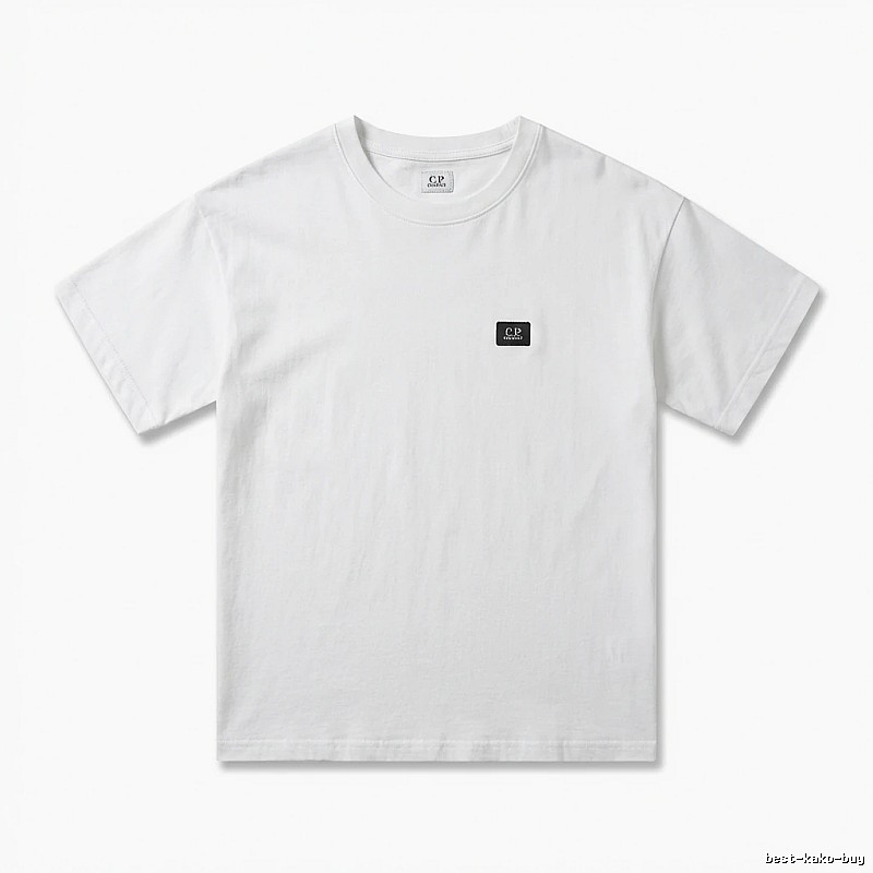 C.P. Basic Style Simple White T-shirt