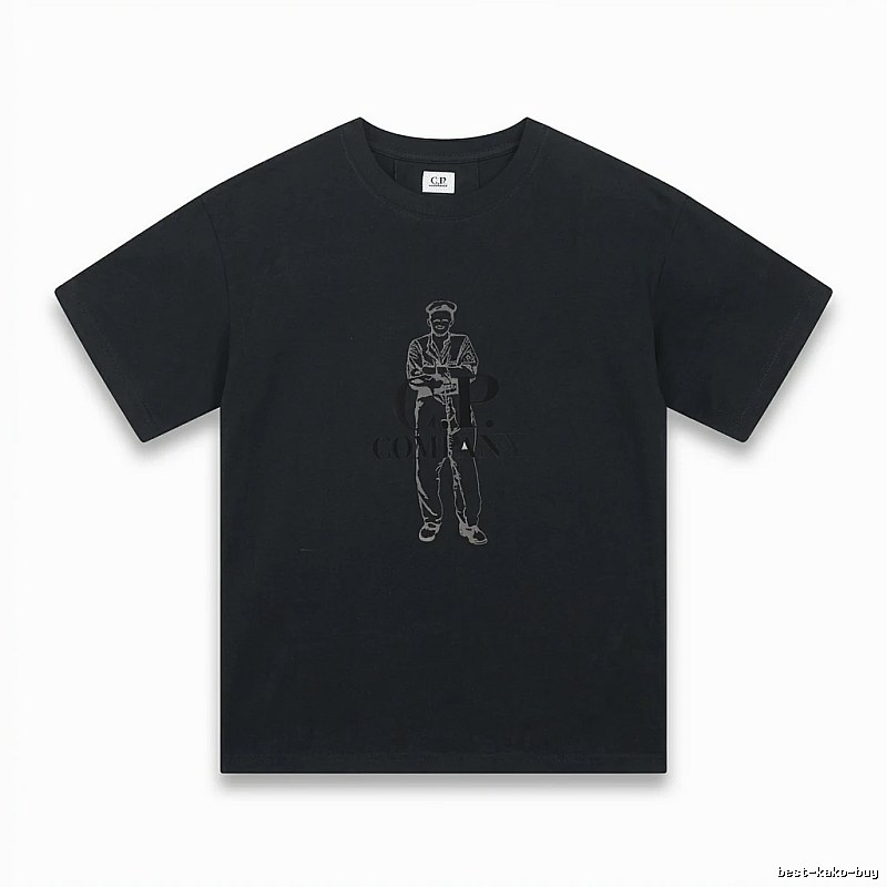C.P. retro style black T-shirt