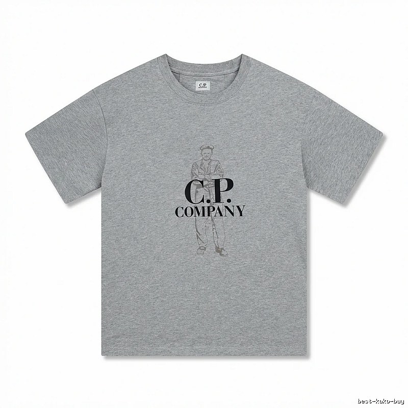C.P. Retro Style Gray T-shirt