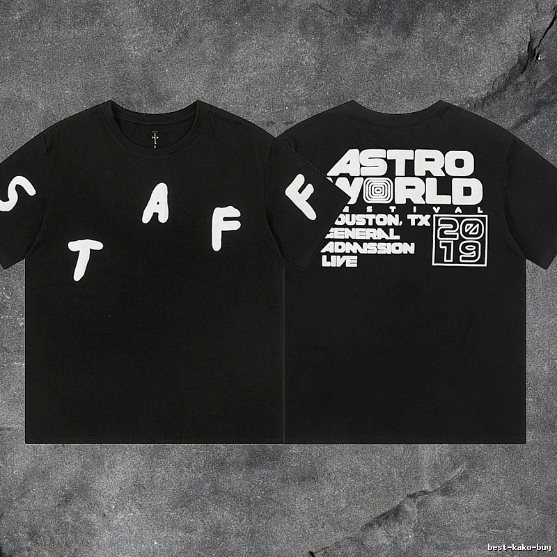 Denim Tears Black Graphic T-Shirt Summer Styling