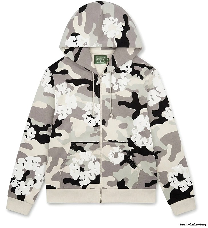 DENIM TEARS Camouflage Print Hoodie
