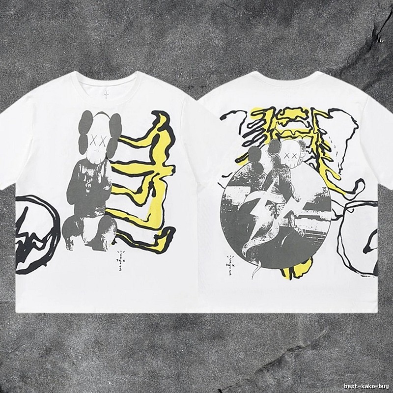 Denim Tears White Graphic T-Shirt Training Look